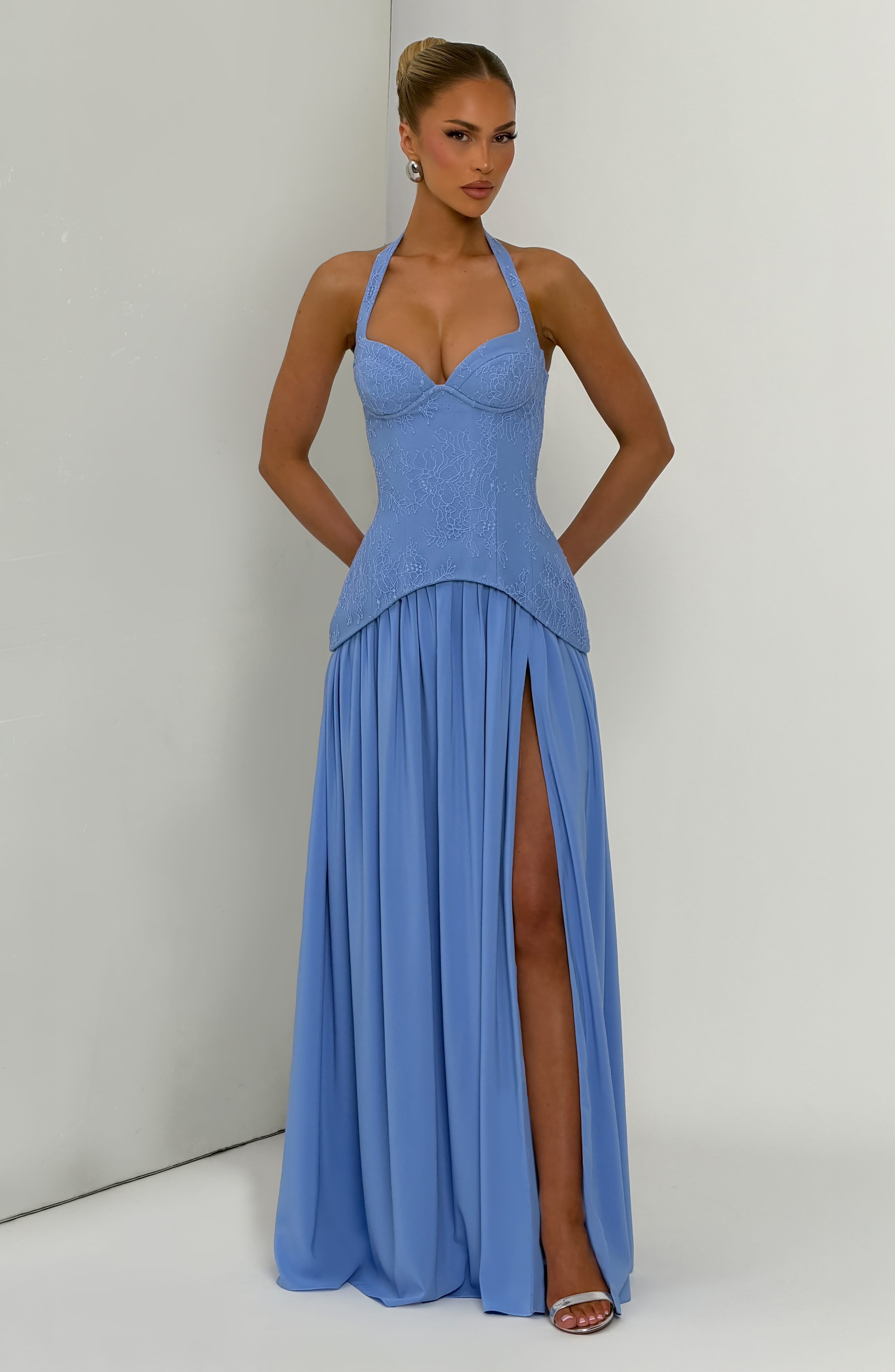 Almira Maxi Dress - Powder Blue