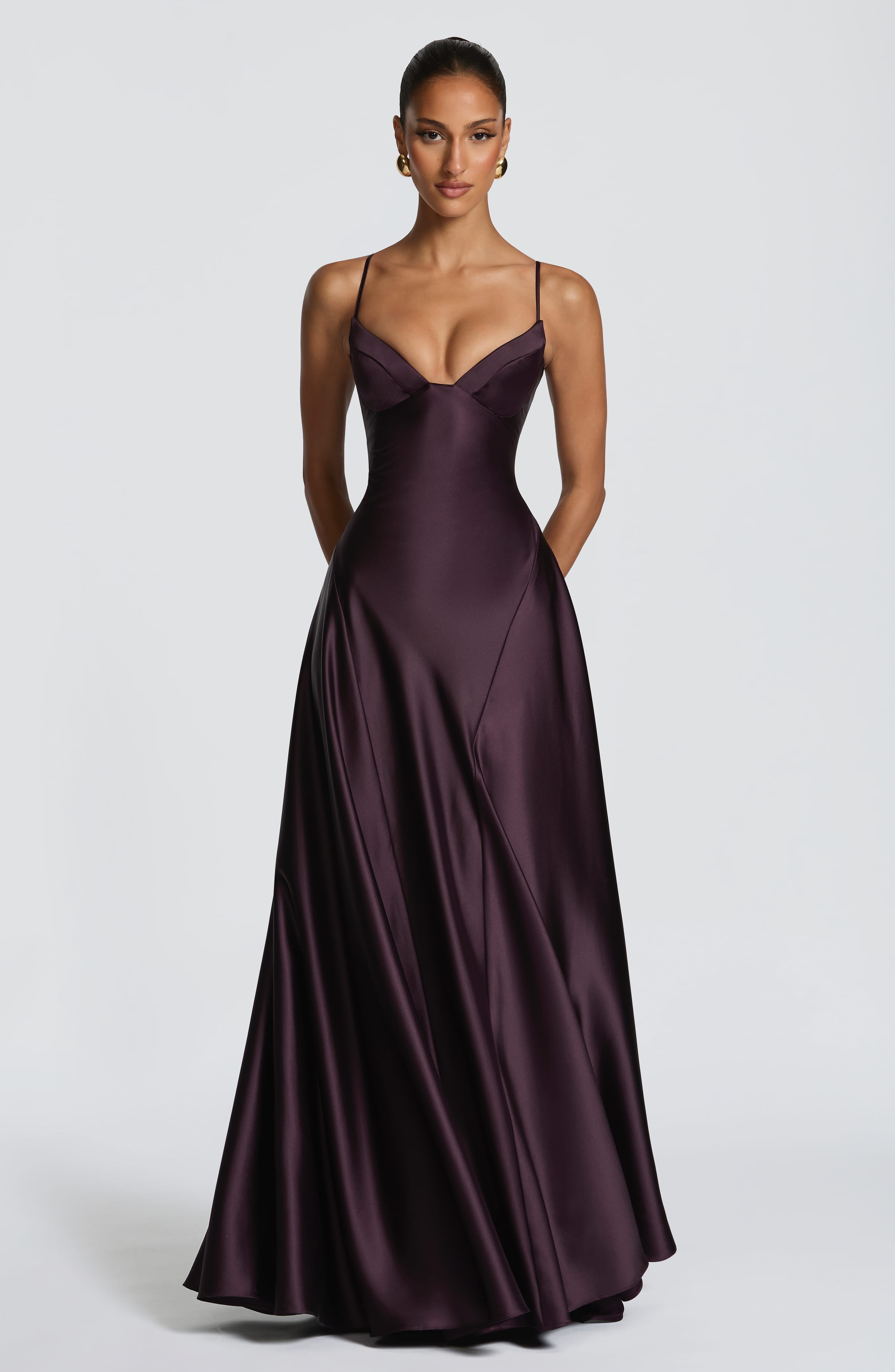 Asterin Maxi Dress - Plum