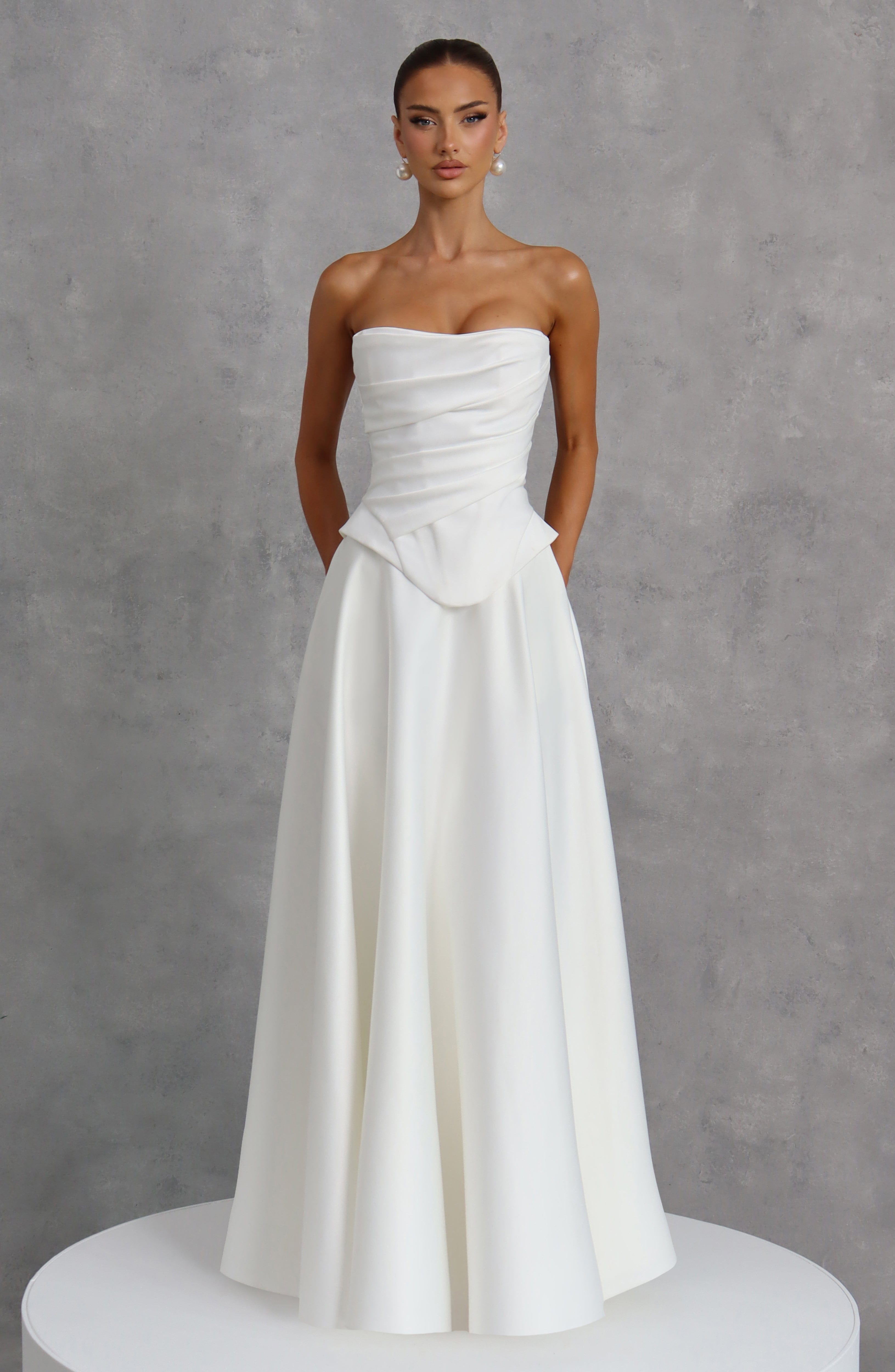Mira Maxi Skirt - Ivory