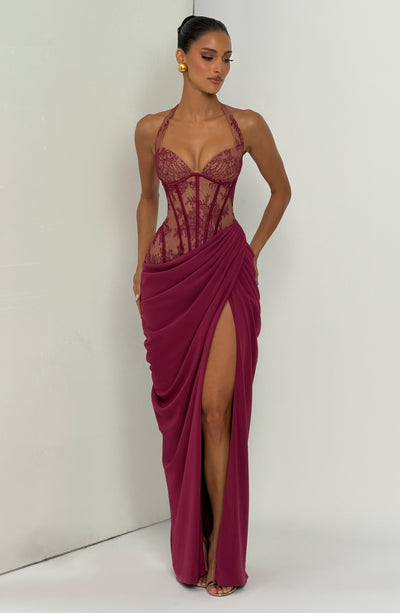 Bonita Maxi Dress - Mulberry
