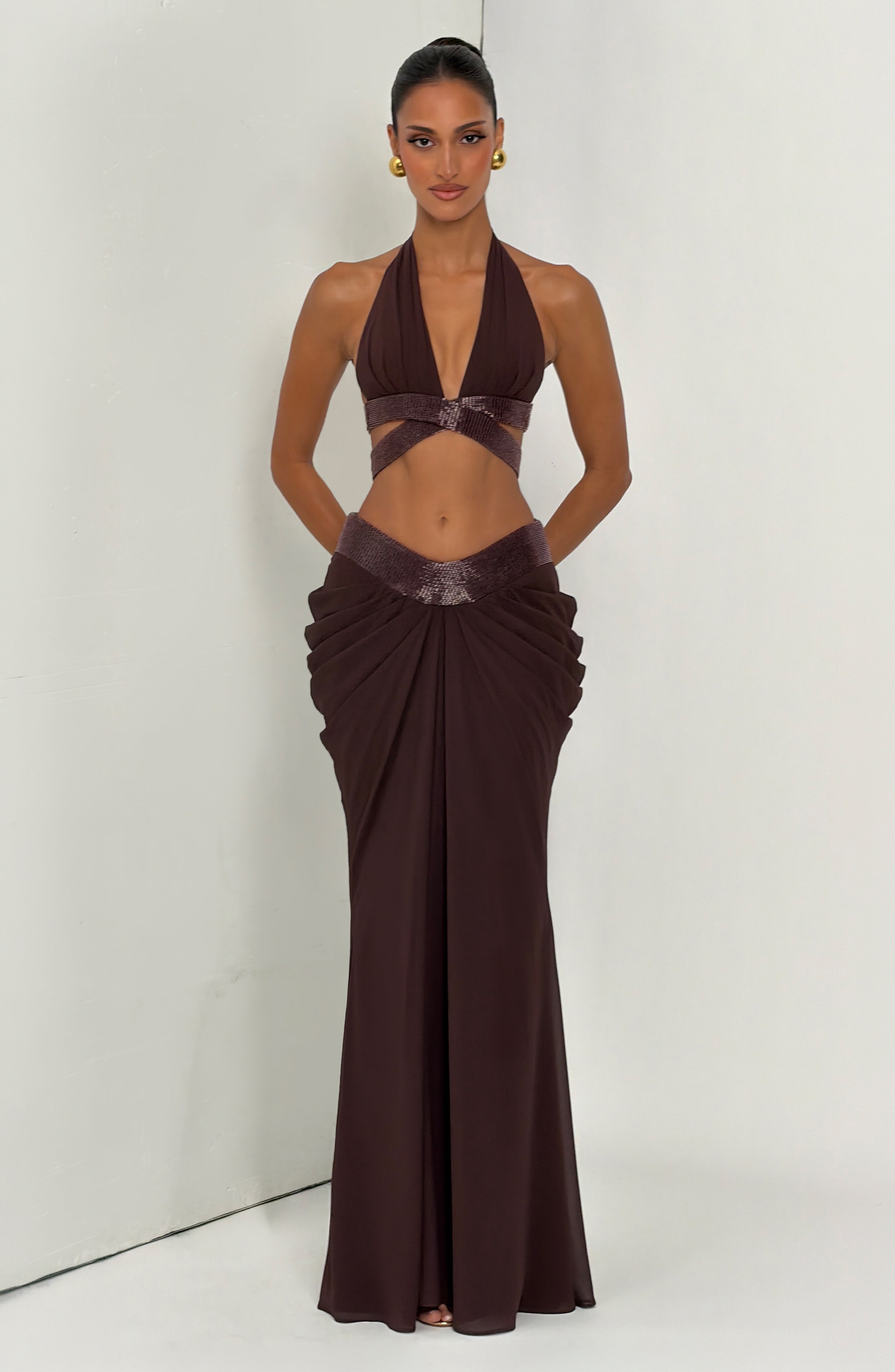 Sophie Bralette - Plum Brown