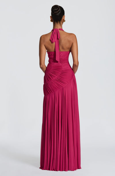 Cova Maxi Dress - Raspberry
