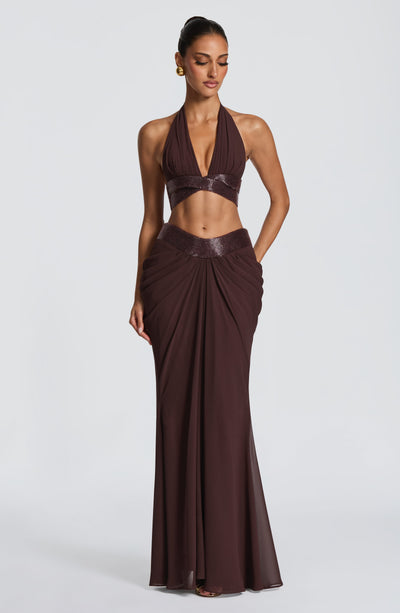 Sophie Bralette - Plum Brown