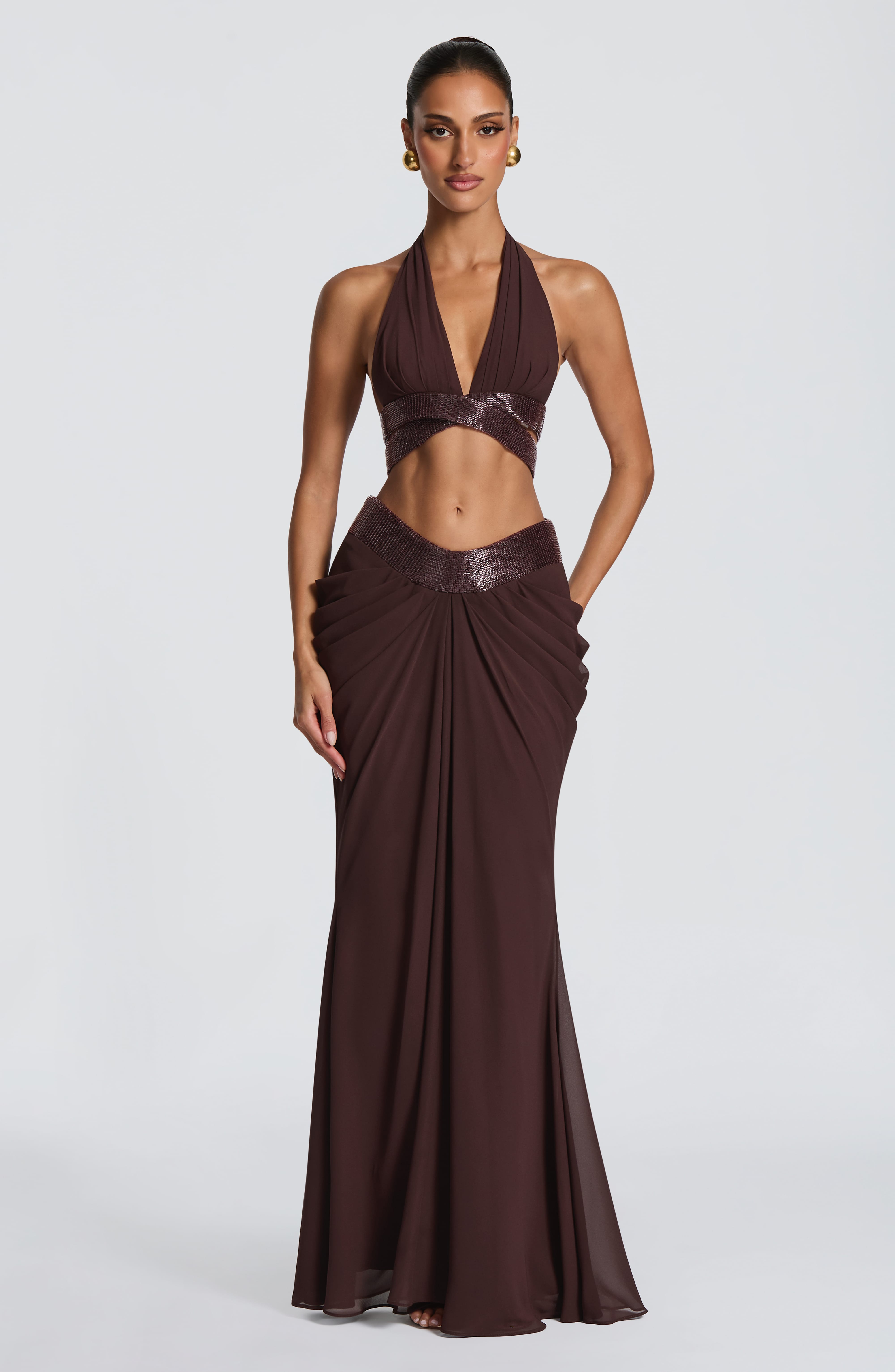 Sophie Bralette - Plum Brown