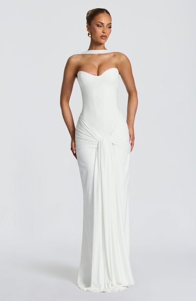 Gia Maxi Dress - Ivory