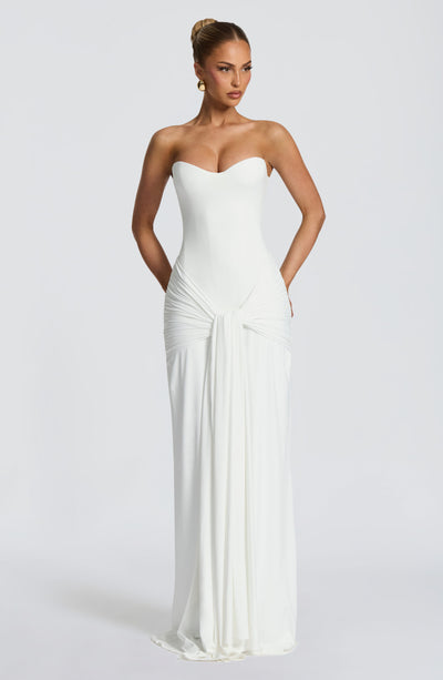 Gia Maxi Dress - Ivory