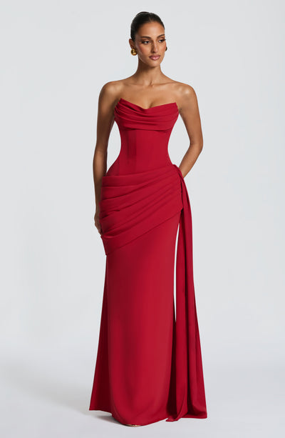 Matisse Maxi Dress - Deep Red