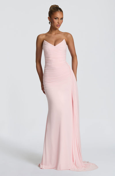 Ashika Maxi Dress - Blush