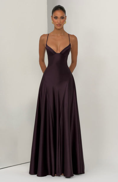 Asterin Maxi Dress - Plum