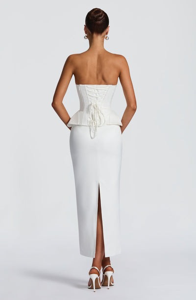 Calliope Midi Skirt - Ivory