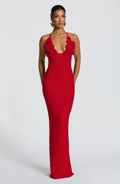 Celaena Maxi Dress - Red
