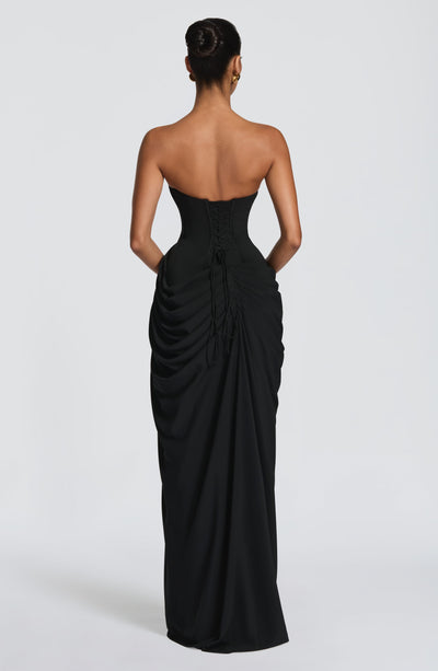 Cyra Maxi Dress - Black