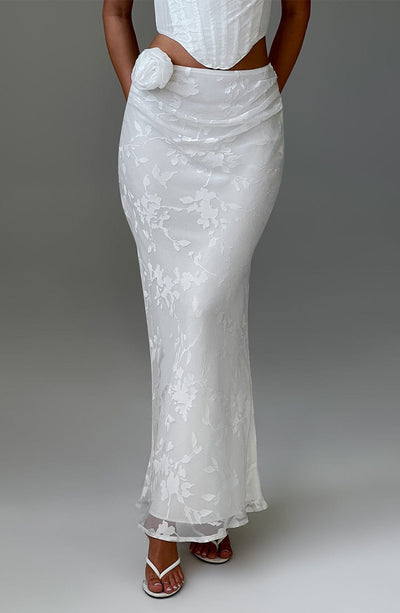 Elizabeth Maxi Skirt - Ivory