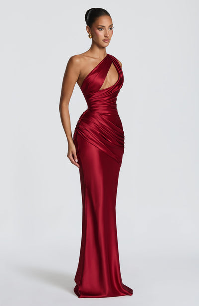 Emina Maxi Dress - Deep Red