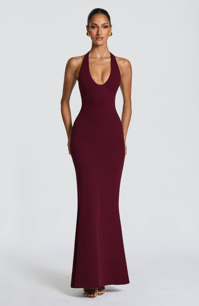 Fern Maxi Dress - Cherry Lacquer