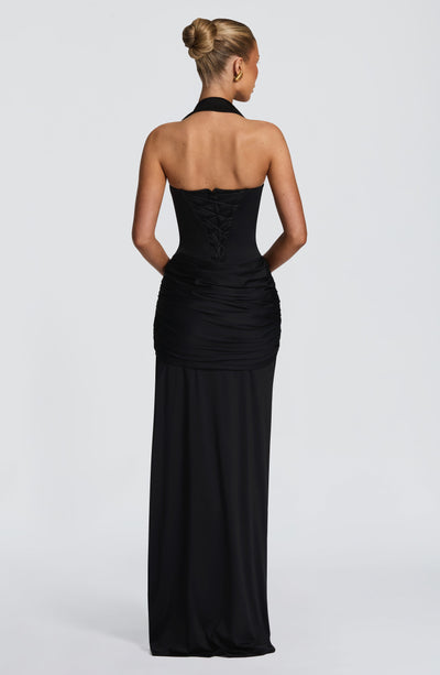 Gia Maxi Dress - Black