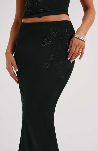 Izi Maxi Skirt - Black