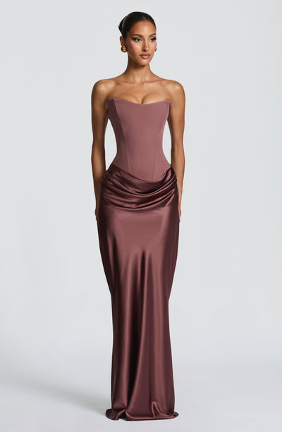 Maggie Maxi Dress - Dusty Rose