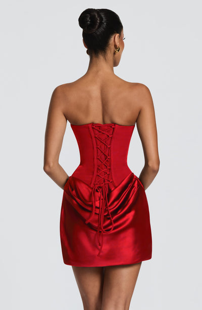 Maggie Mini Dress - Red