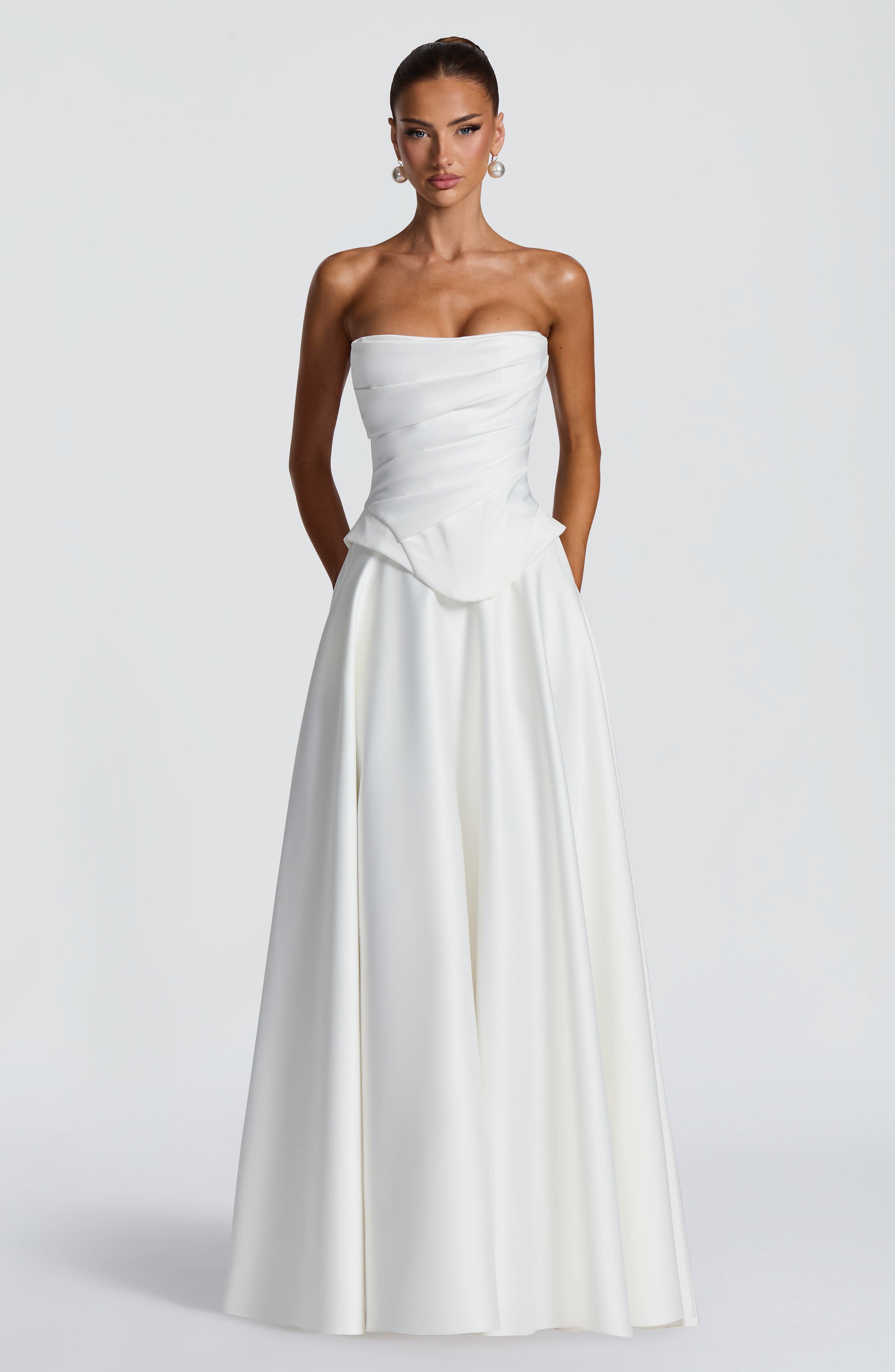 Mira Maxi Skirt - Ivory