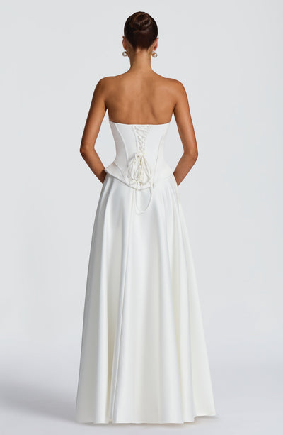Mira Maxi Skirt - Ivory