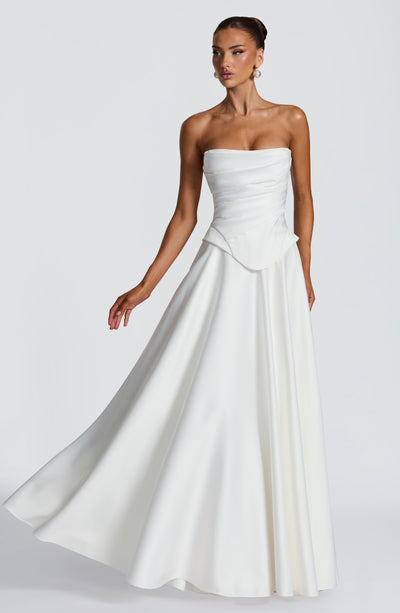 Mira Maxi Skirt - Ivory
