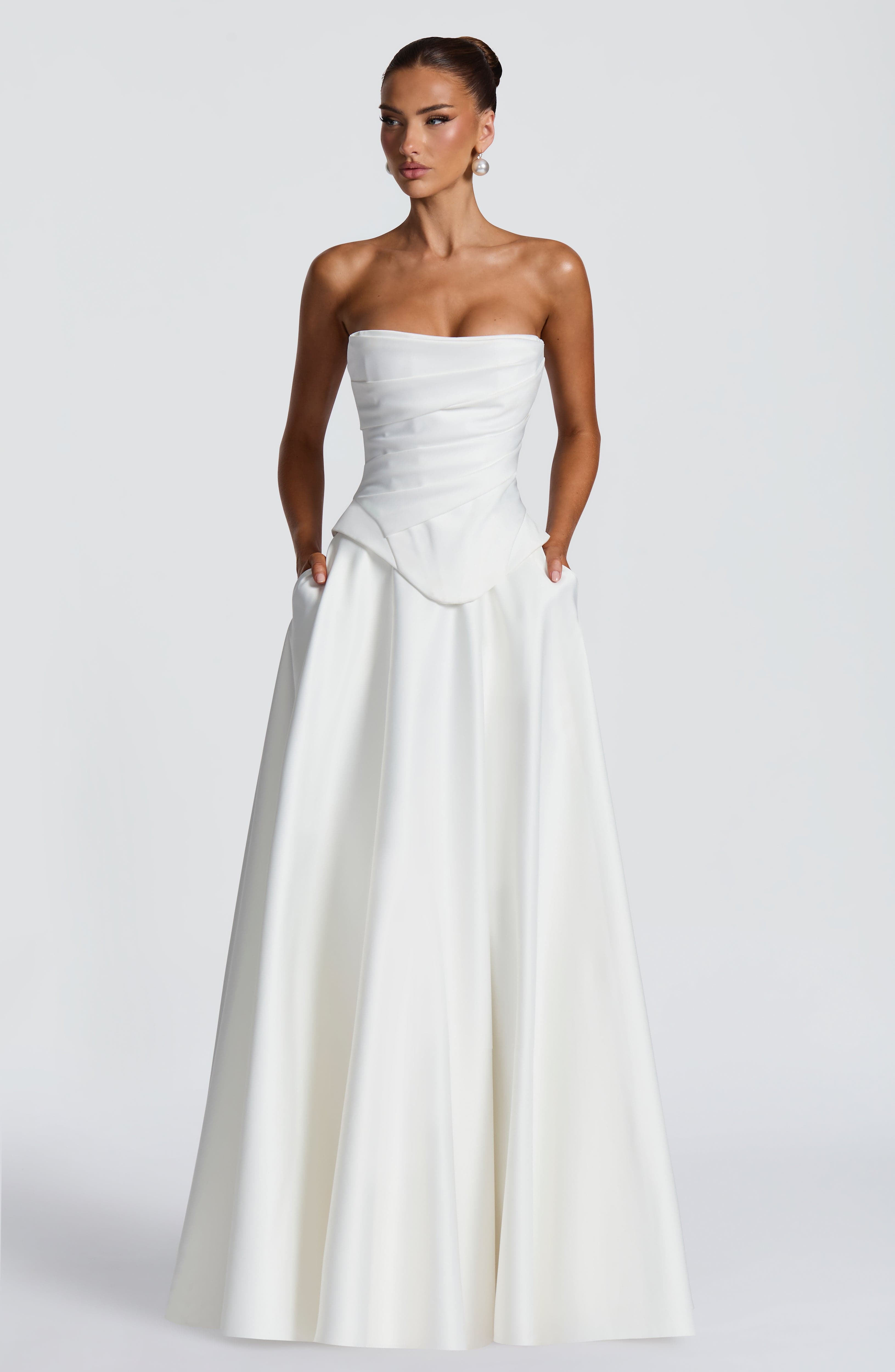 Mira Maxi Skirt - Ivory