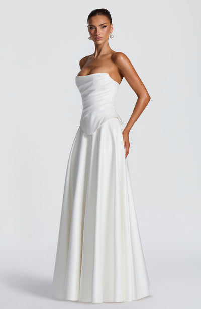 Mira Maxi Skirt - Ivory