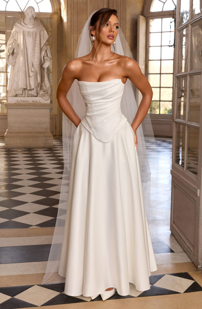 Mira Maxi Skirt - Ivory
