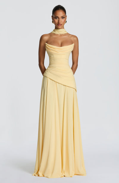 Patricia Maxi Dress - Lemon