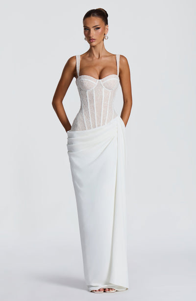 Seren Maxi Dress - Ivory