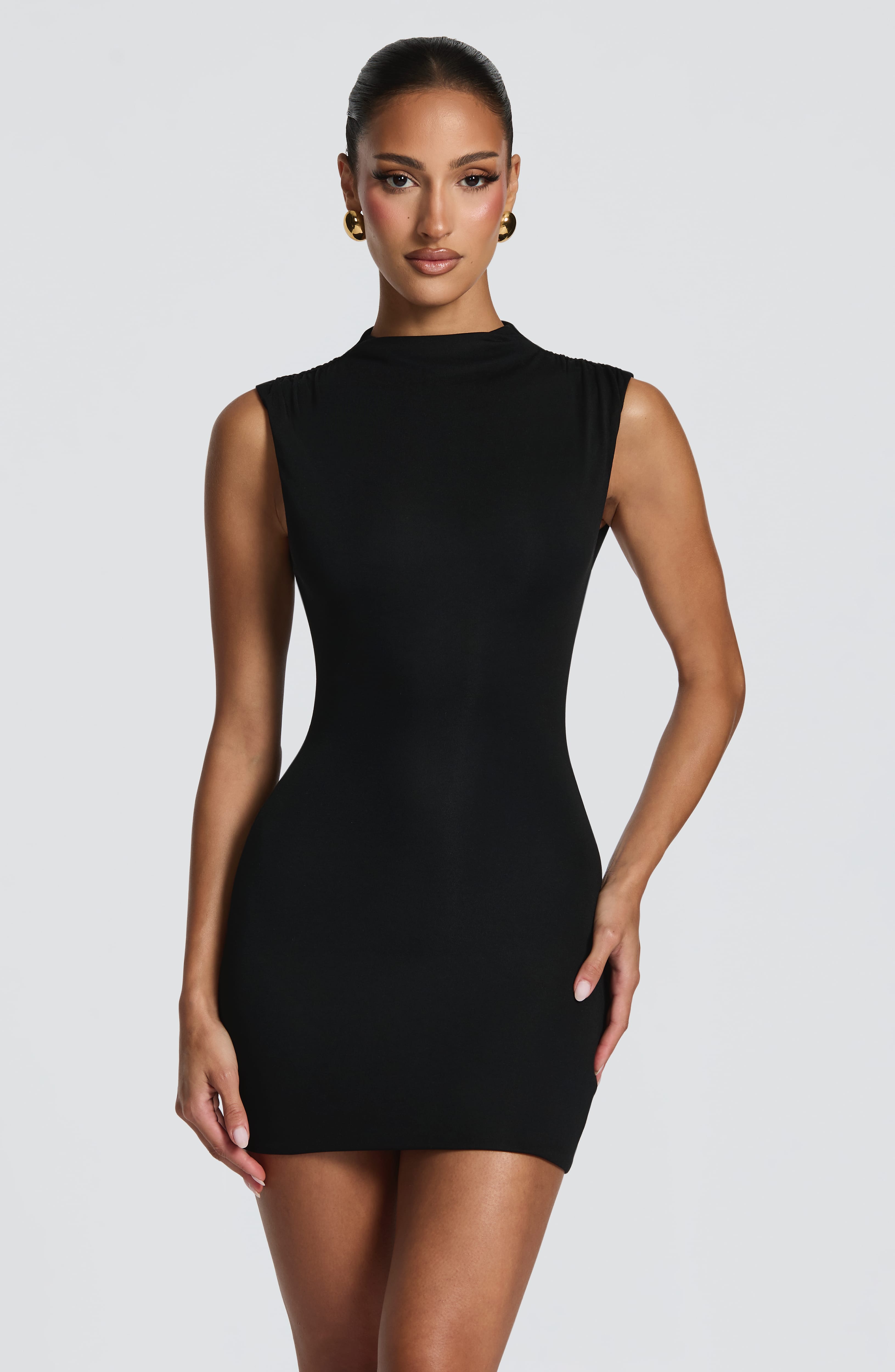 Soline Mini Dress - Black