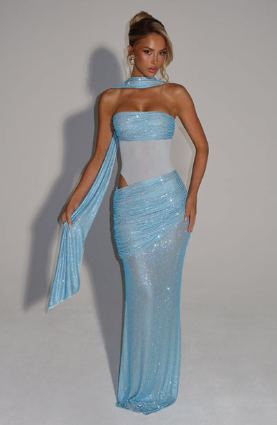Tavia Scarf - Aqua