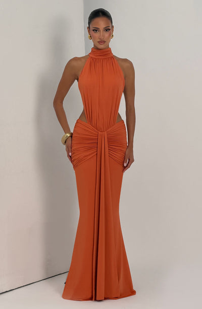 Thekla Maxi Dress - Burnt Orange