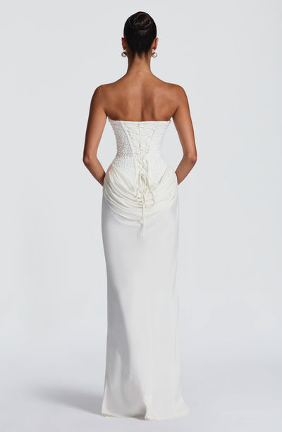 Tindra Maxi Dress - Ivory