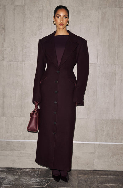Ursula Coat - Plum
