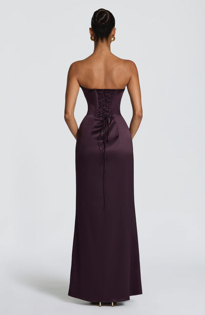 Vessa Maxi Dress - Plum