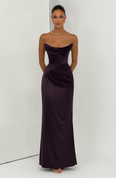 Vessa Maxi Dress - Plum