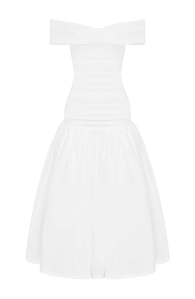 Wilhelmina Midaxi Dress - Ivory