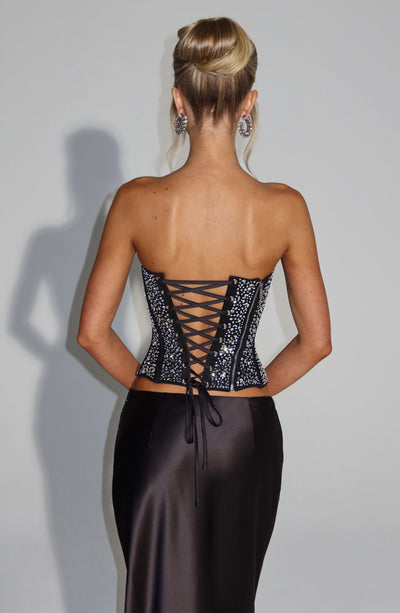 Yvette Corset - Black